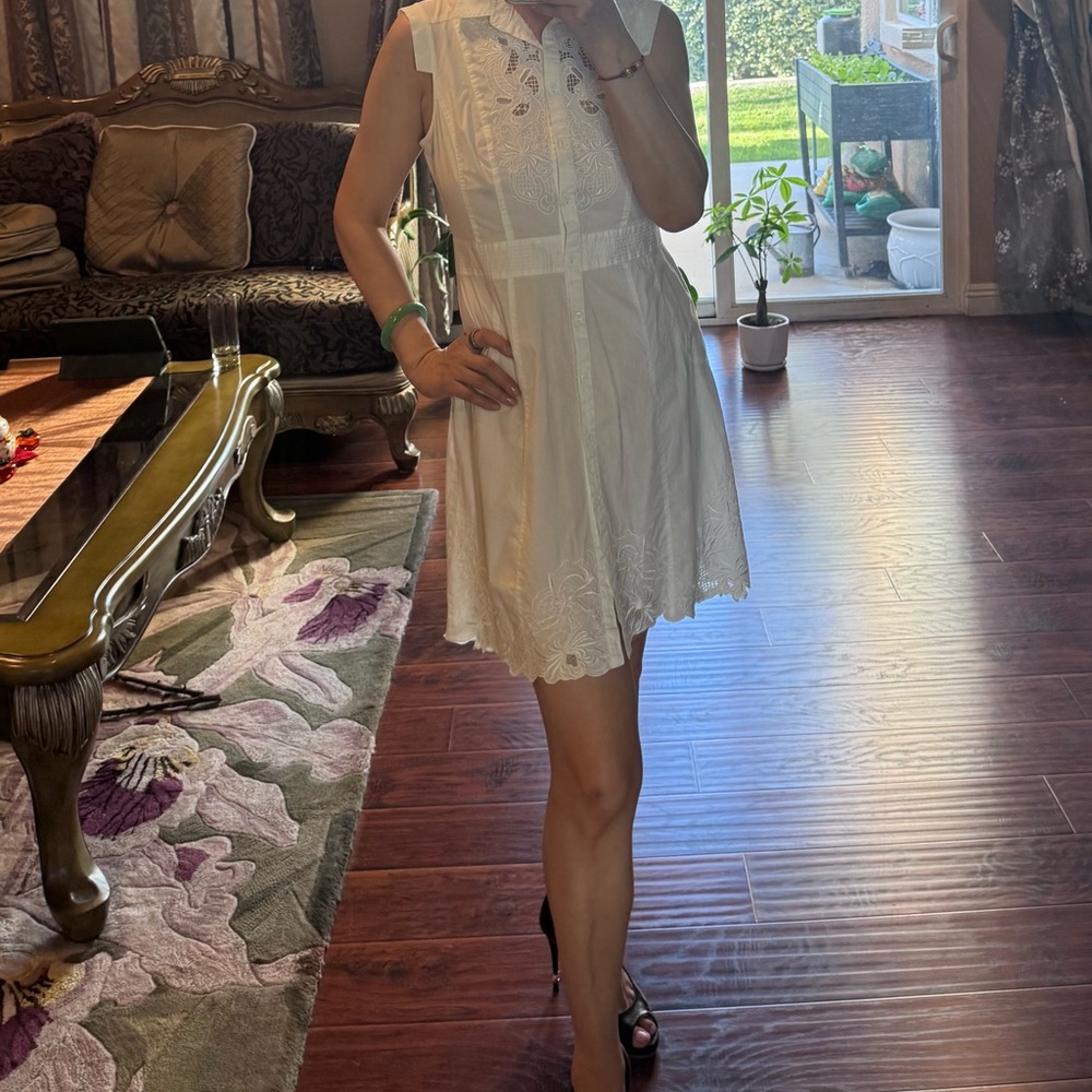 Karen Millen White Lace Mini Dress